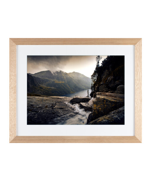 Alternative view of Waterfall in the Mountains Landscape CACHOEIRA 04