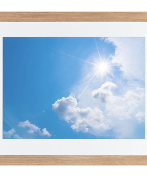 Alternative view of Blue Sky with Soft Clouds Landscape CEU 07