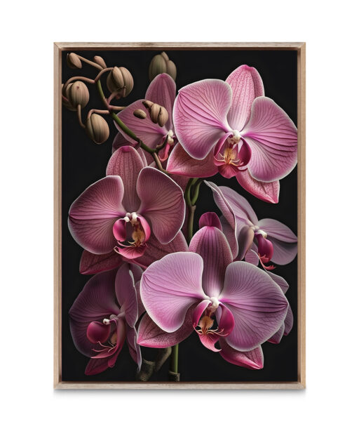 Purple Orchids Floral FLORES_001 - Image 5