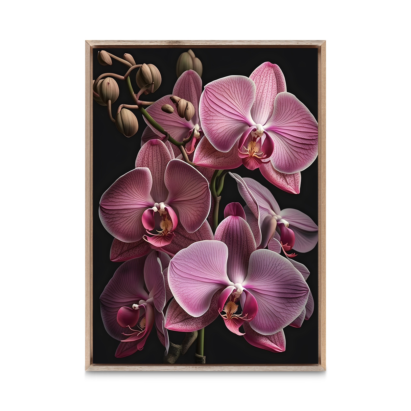 Purple Orchids Floral FLORES_001 - Image 5