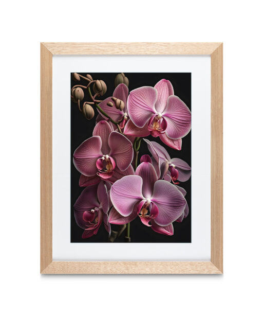 Purple Orchids Floral FLORES_001 - Image 3