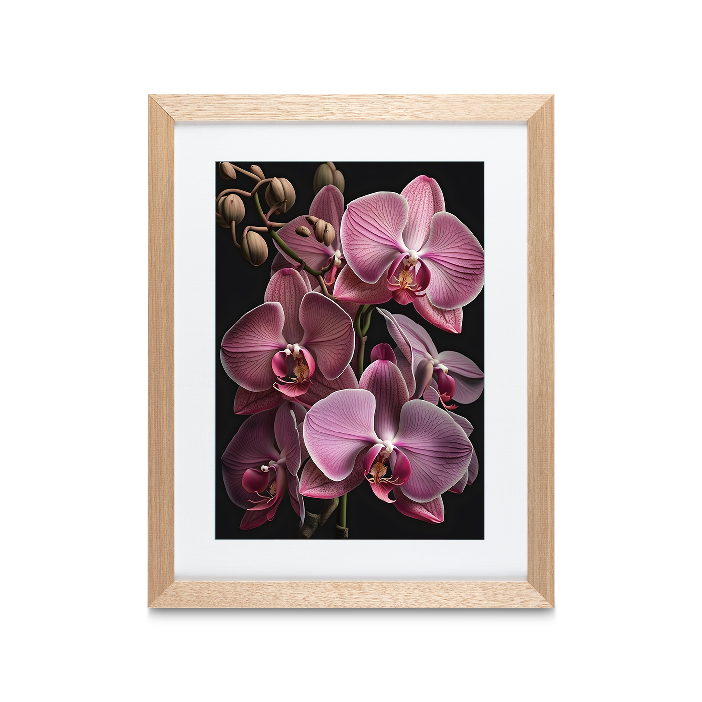 Purple Orchids Floral FLORES_001 - Image 3