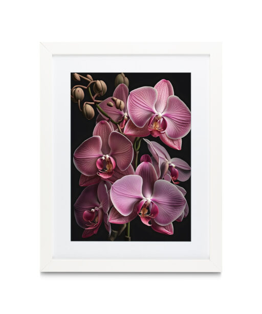 Purple Orchids Floral FLORES_001 - Image 4