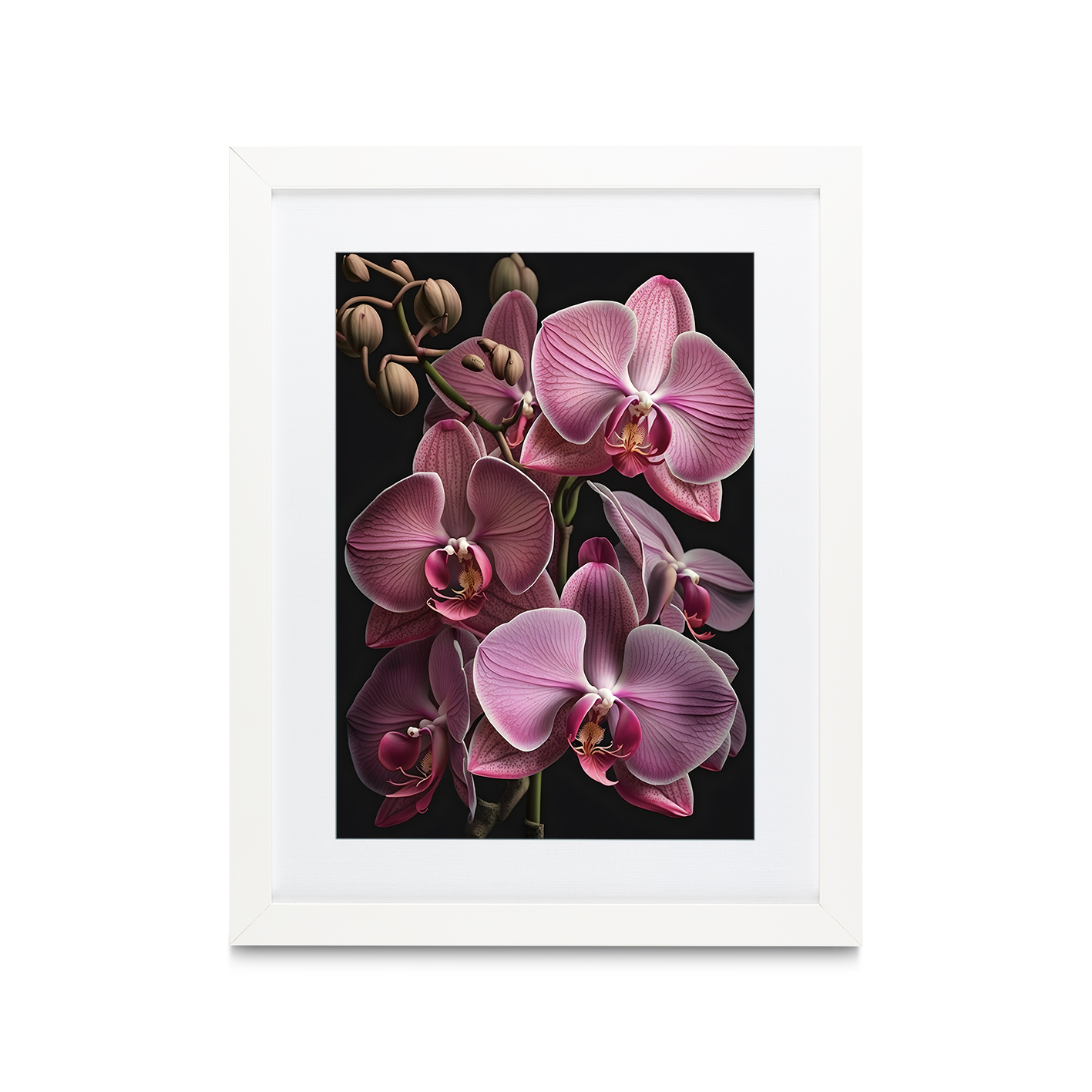 Purple Orchids Floral FLORES_001 - Image 4