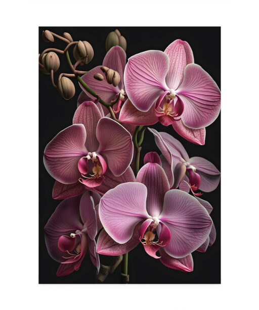Purple Orchids Floral FLORES_001 - Image 7
