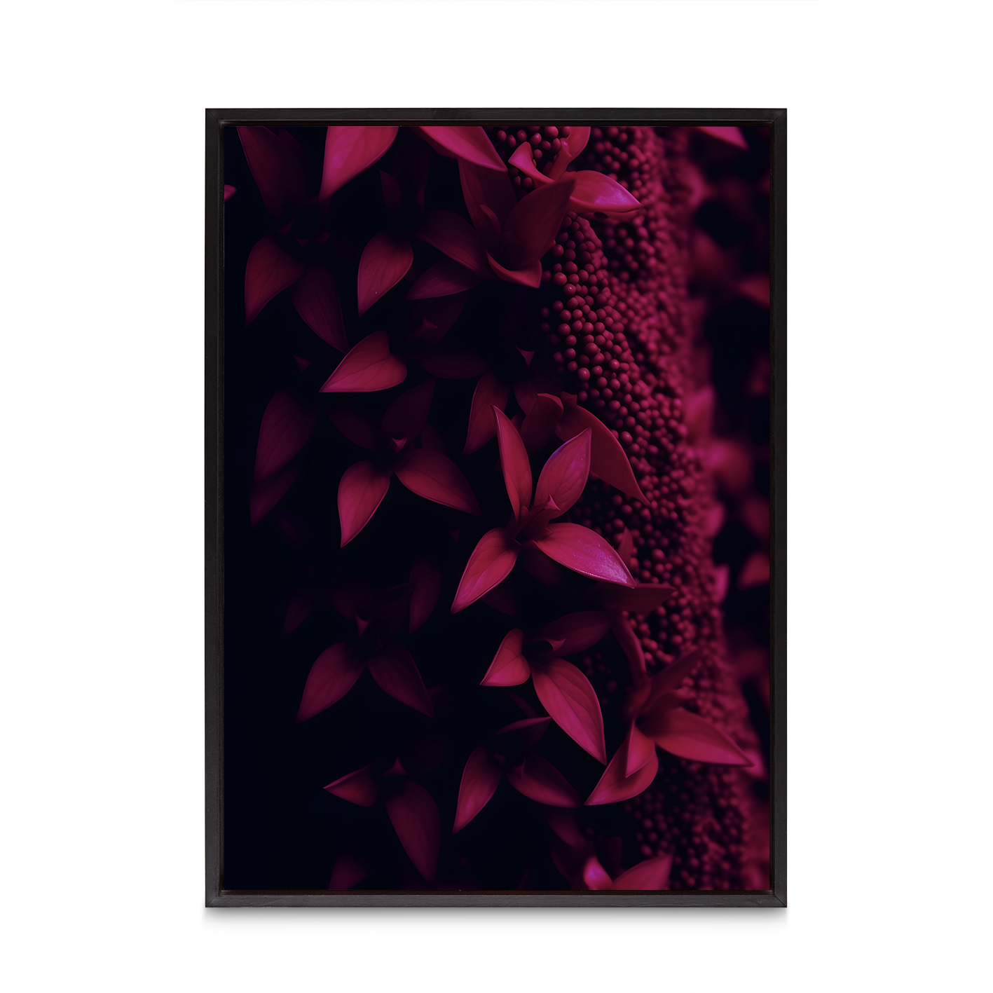 Dark Red Leaf Flora FOLHAGENS_14 - Image 8