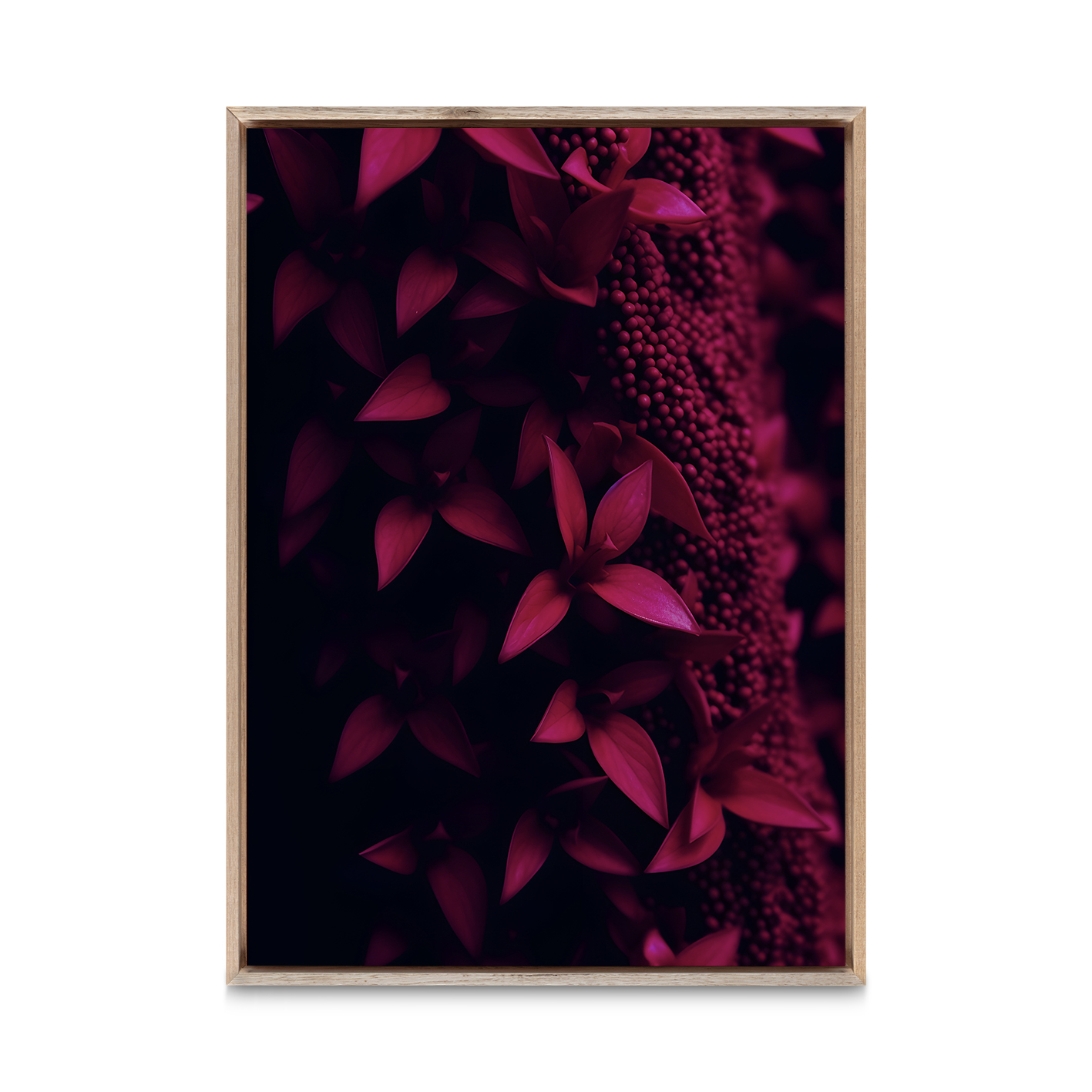 Dark Red Leaf Flora FOLHAGENS_14 - Image 5