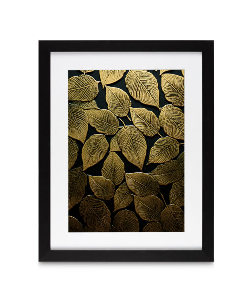 Good Leaves on Black Flora FOLHAGENS_16 - Image 4