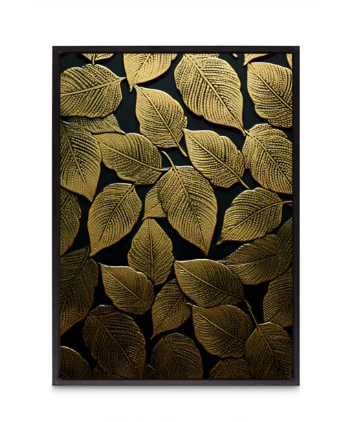 Good Leaves on Black Flora FOLHAGENS_16 - Image 8