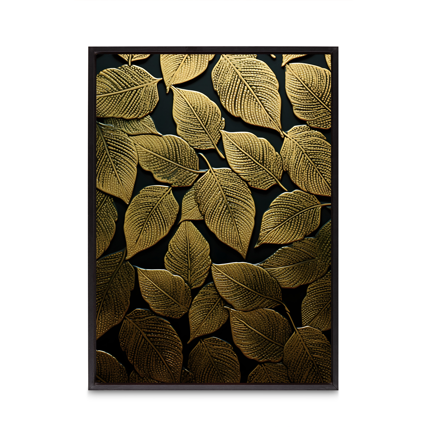 Good Leaves on Black Flora FOLHAGENS_16 - Image 8