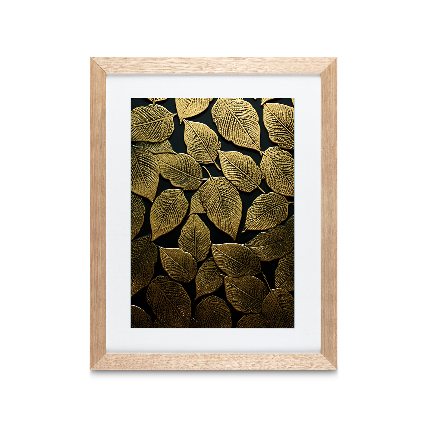Good Leaves on Black Flora FOLHAGENS_16 - Image 2