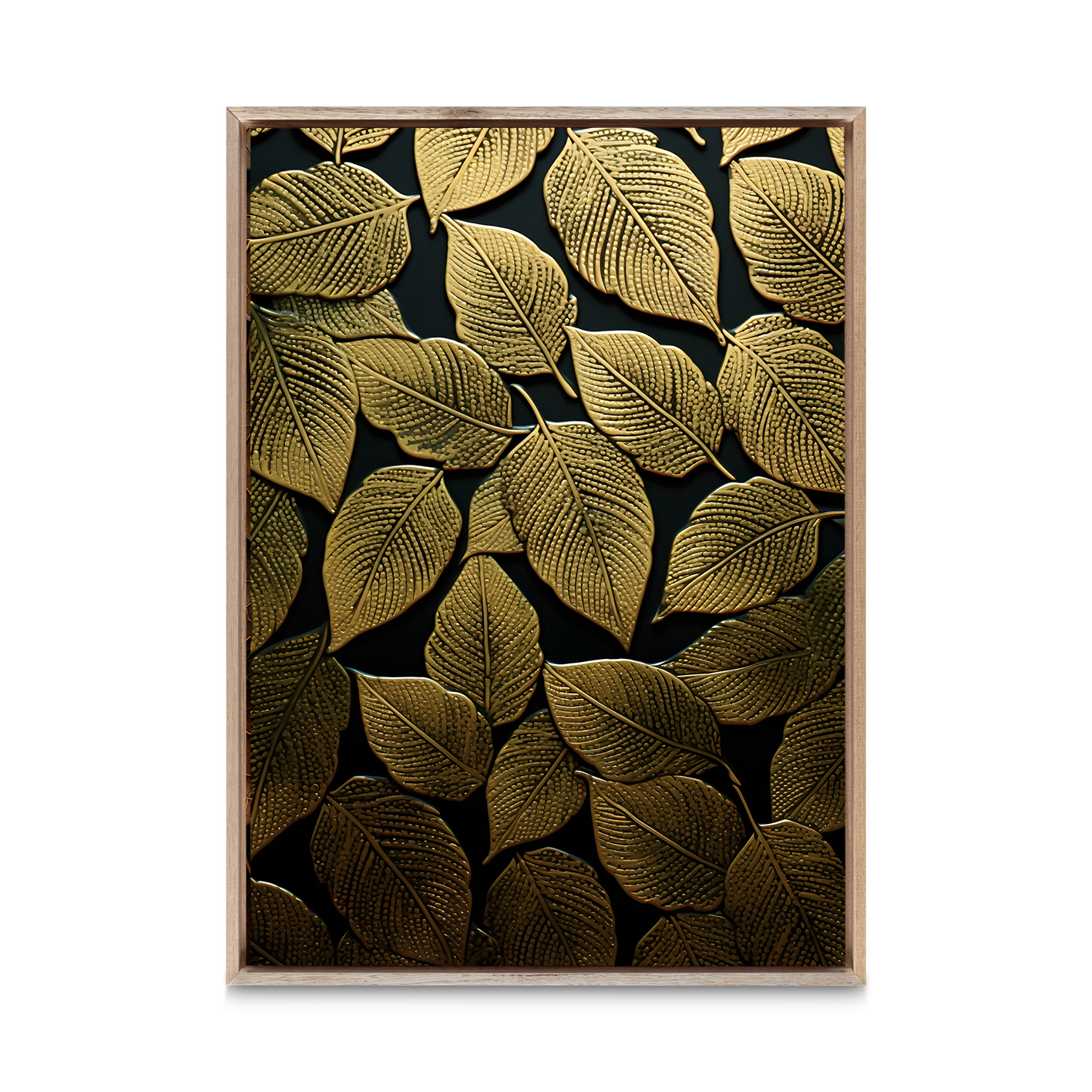 Good Leaves on Black Flora FOLHAGENS_16 - Image 5