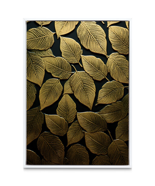 Good Leaves on Black Flora FOLHAGENS_16 - Image 6