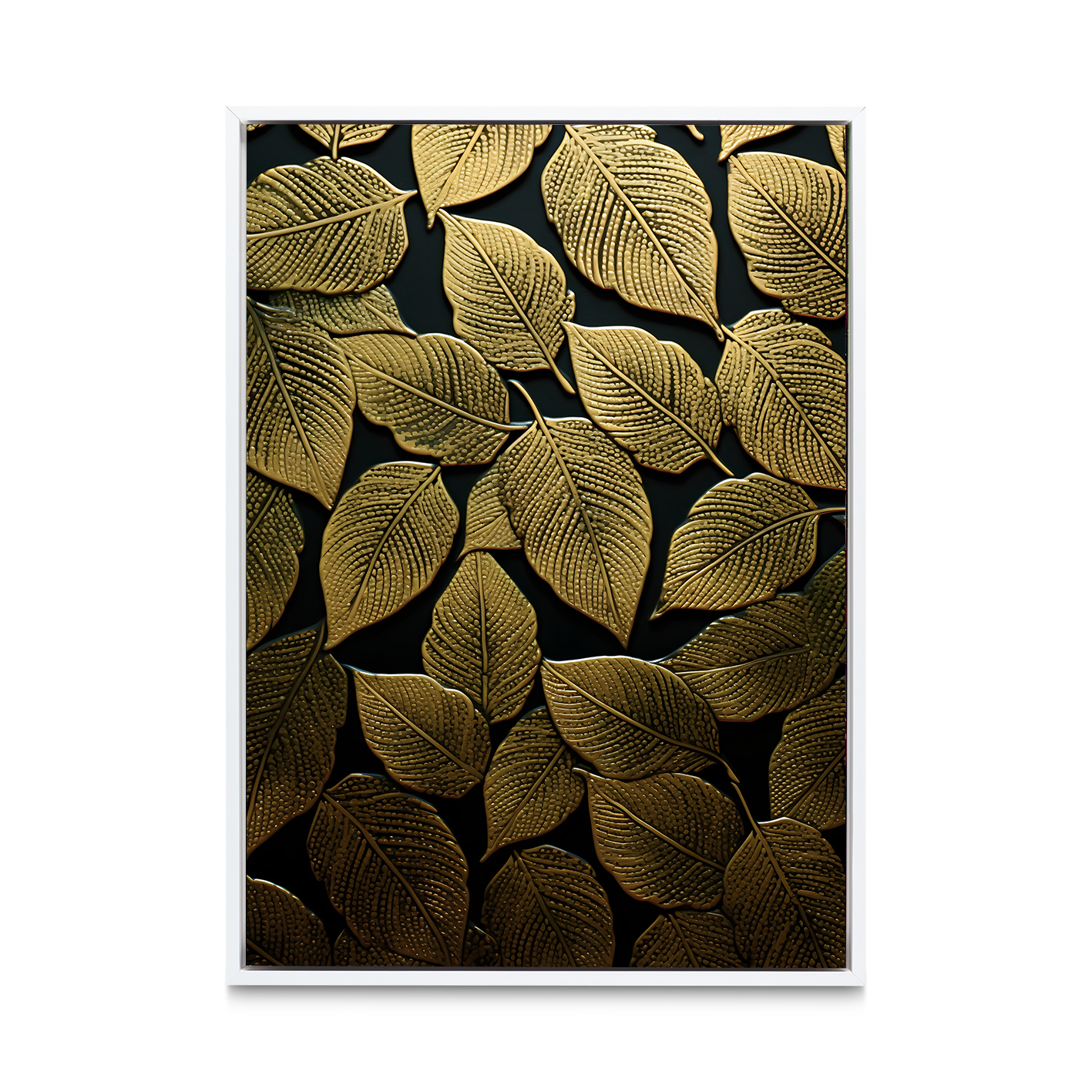 Good Leaves on Black Flora FOLHAGENS_16 - Image 6