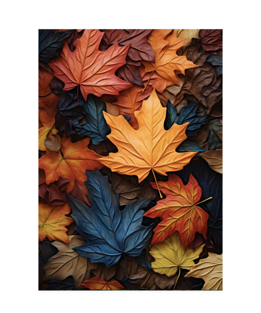Fallen Maple Leaves Flora FOLHAGENS_25 - Image 7