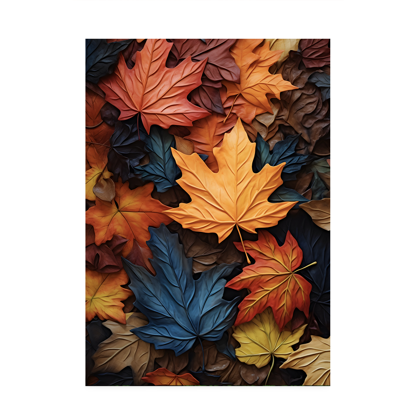 Fallen Maple Leaves Flora FOLHAGENS_25 - Image 7