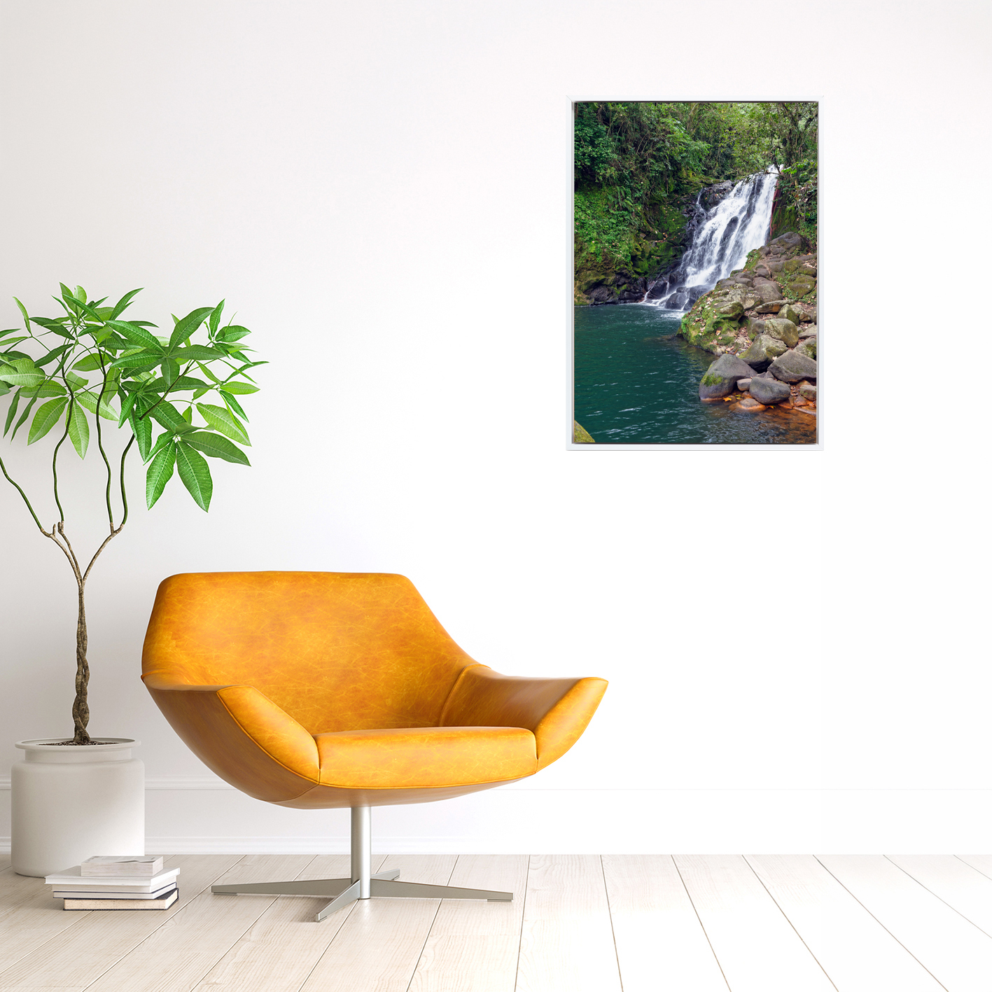 Green Pool Waterfall Landscape CACHOEIRA 02