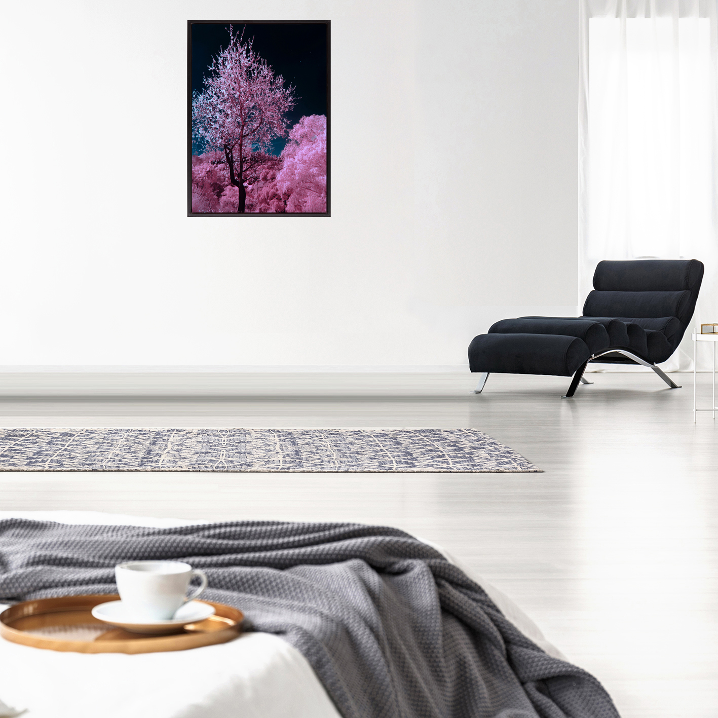 Pink Cherry Blossoms Floral FLORES_027 OR
