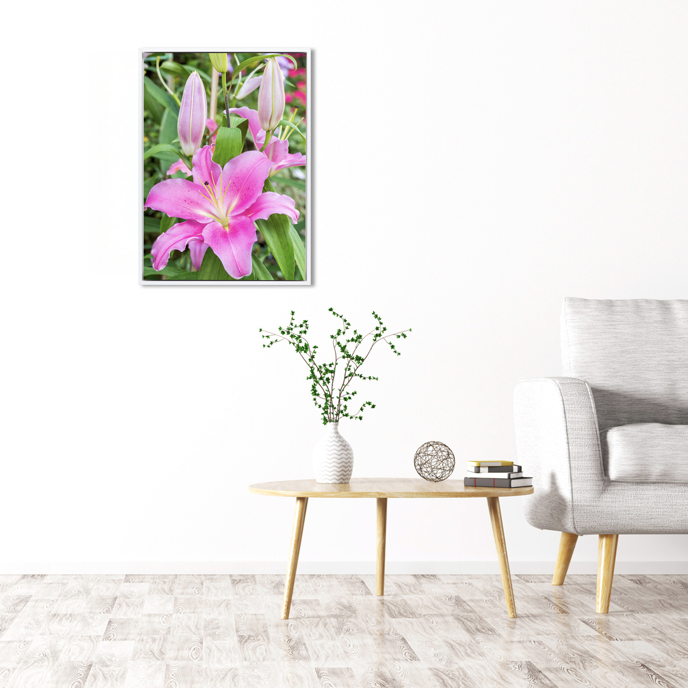 Purple Lily Floral FLORES_003