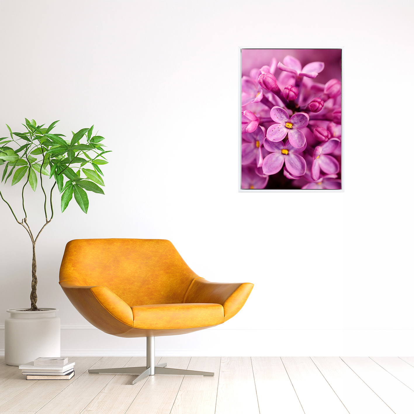Purple Lilac Floral FLORES_002