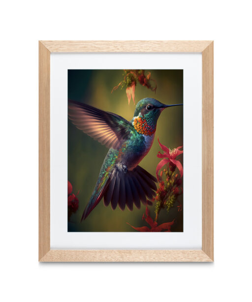 Alternative view of Hummingbird Animals AVES 071
