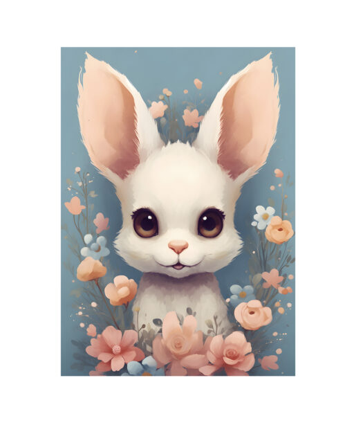 Bunny with Flowers Children-Youth BICHINHOS 36 - Image 7