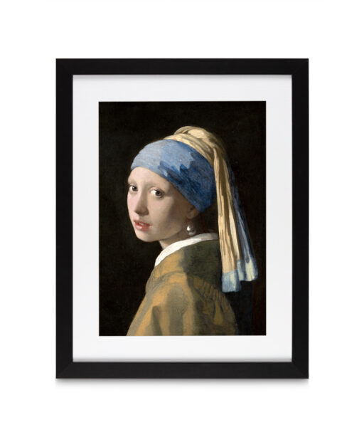 Girl with a Pearl Earring by Johannes Vermeer-Famous Paintings 03 - Image 4