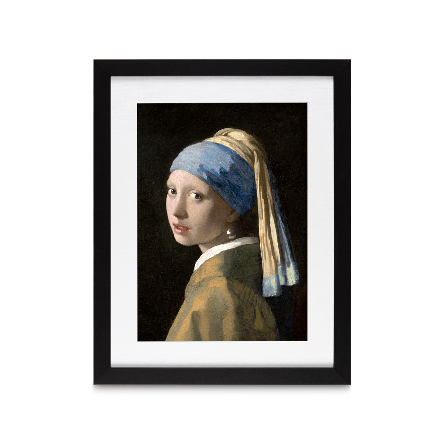 Girl with a Pearl Earring by Johannes Vermeer-Famous Paintings 03 - Image 4