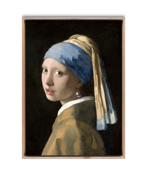 Girl with a Pearl Earring by Johannes Vermeer-Famous Paintings 03 - Image 5