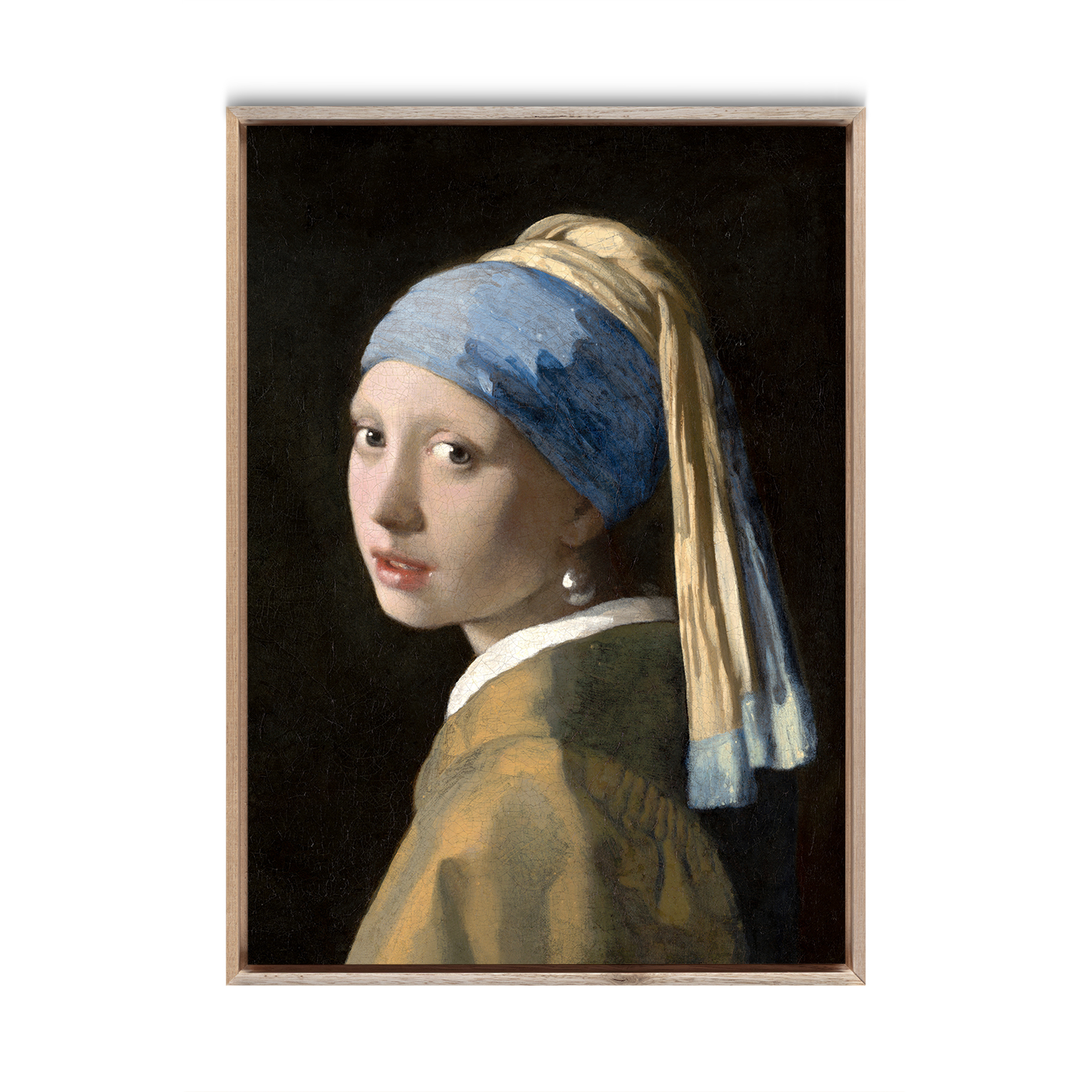 Girl with a Pearl Earring by Johannes Vermeer-Famous Paintings 03 - Image 5