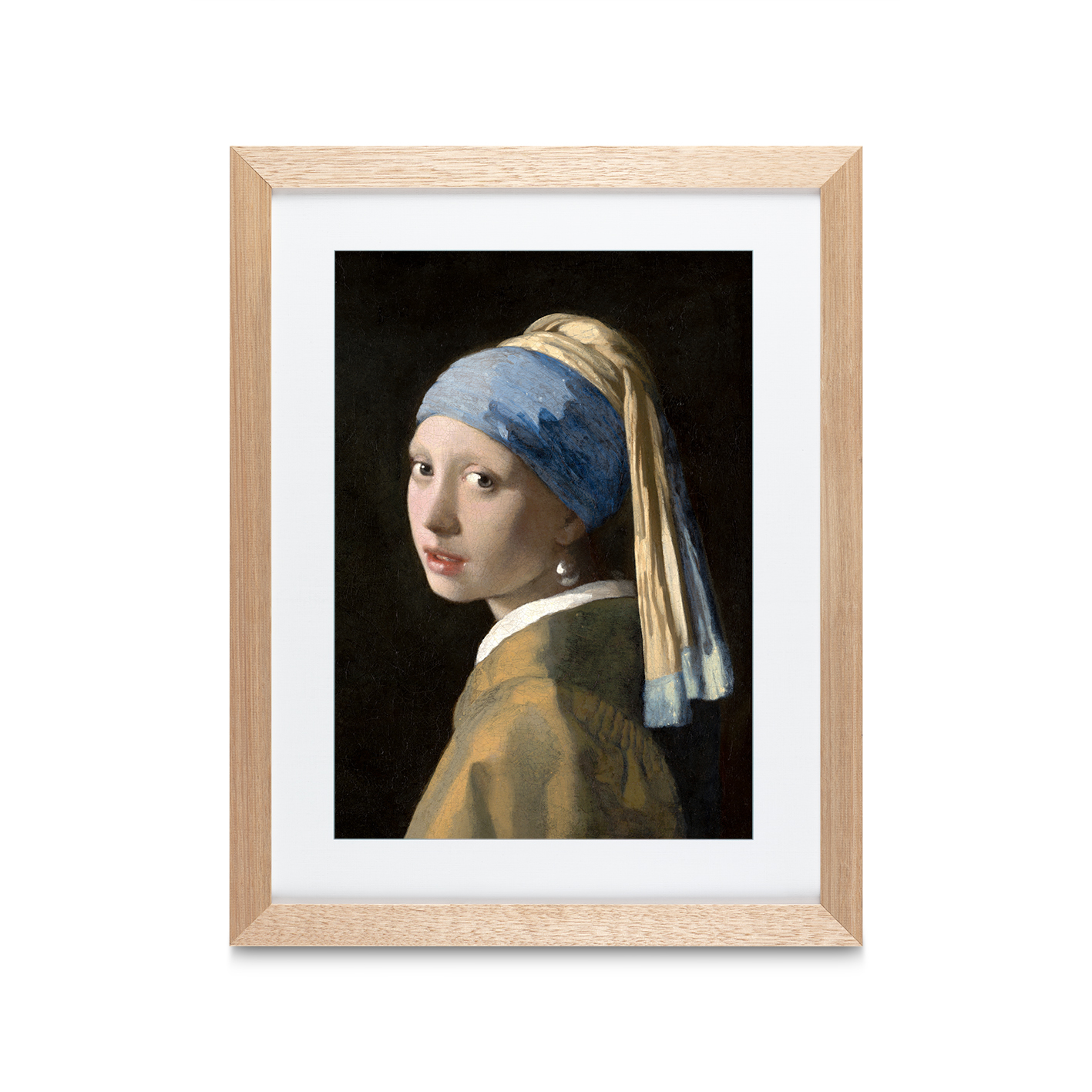 Girl with a Pearl Earring by Johannes Vermeer-Famous Paintings 03 - Image 2