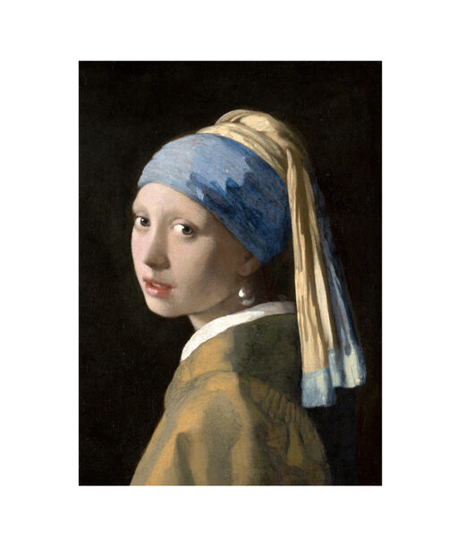 Girl with a Pearl Earring by Johannes Vermeer-Famous Paintings 03 - Image 7