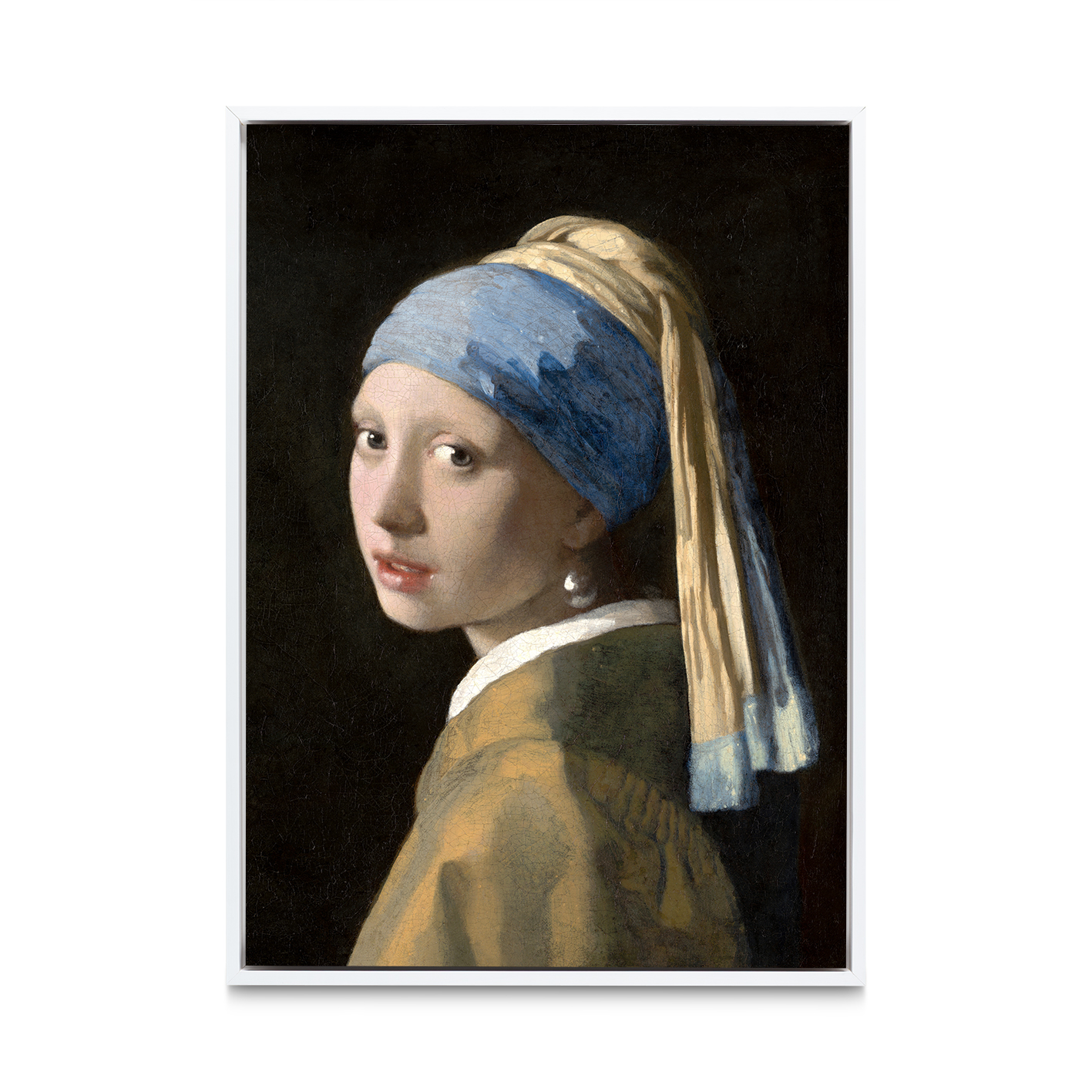 Girl with a Pearl Earring by Johannes Vermeer-Famous Paintings 03 - Image 6