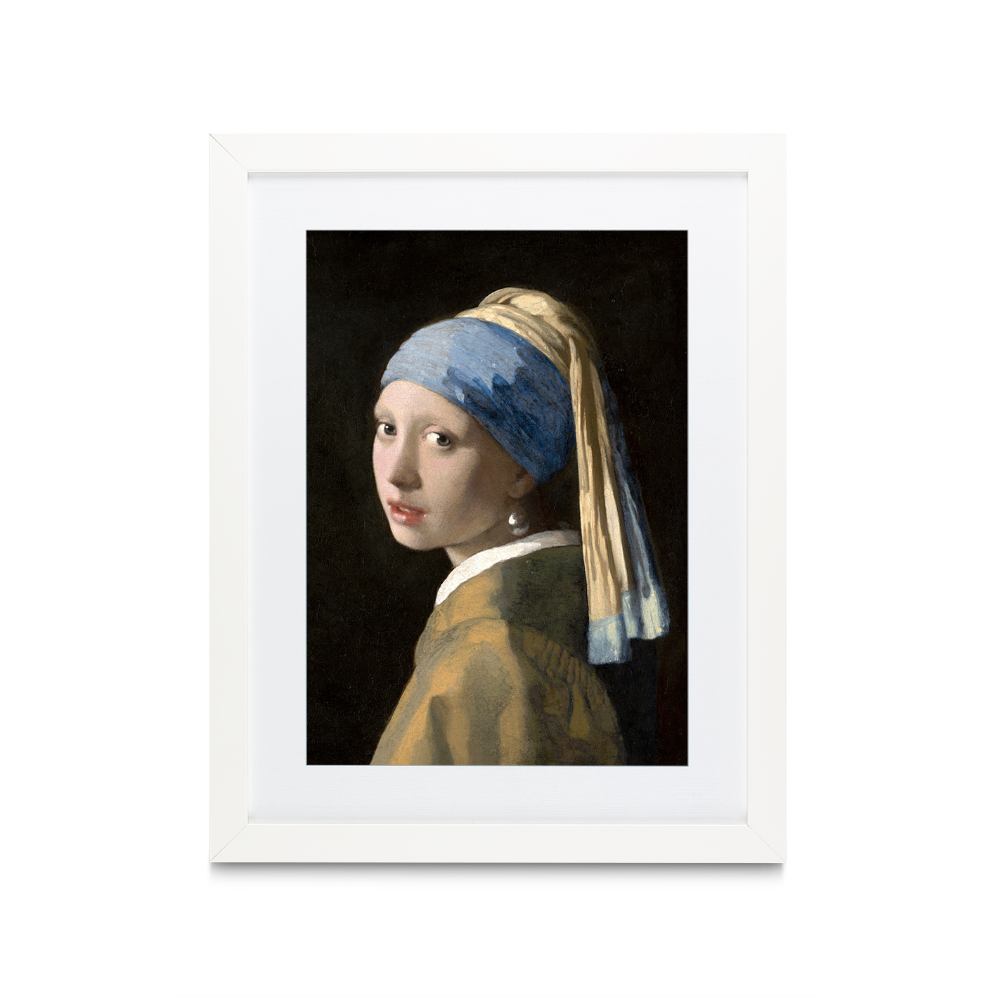Girl with a Pearl Earring by Johannes Vermeer-Famous Paintings 03 - Image 3
