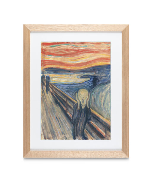 Alternative view of The Scream by Edvard Munch-Famous Paintings 14