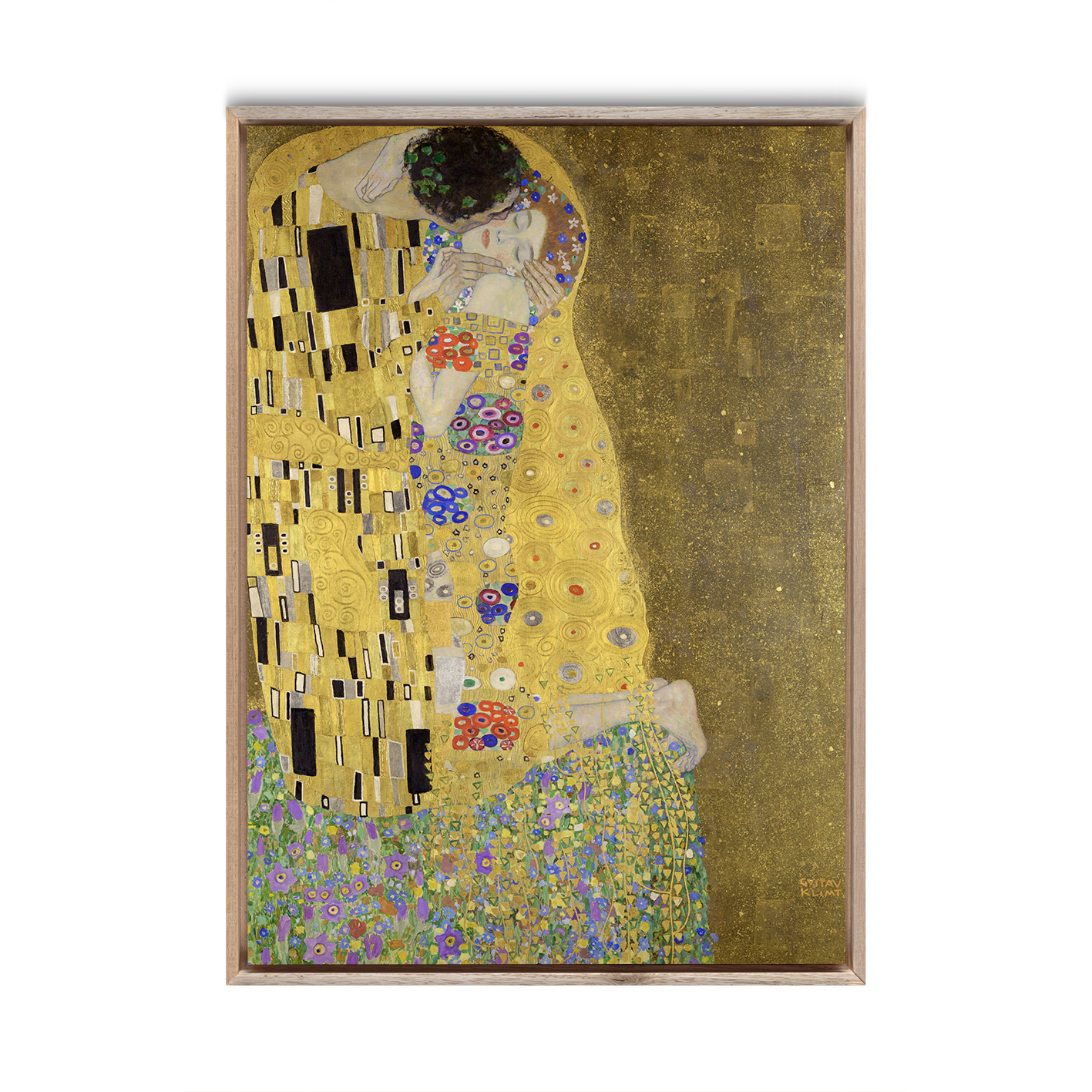 The Kiss by Gustav Klimt-Famous Paintings 15 - Image 5