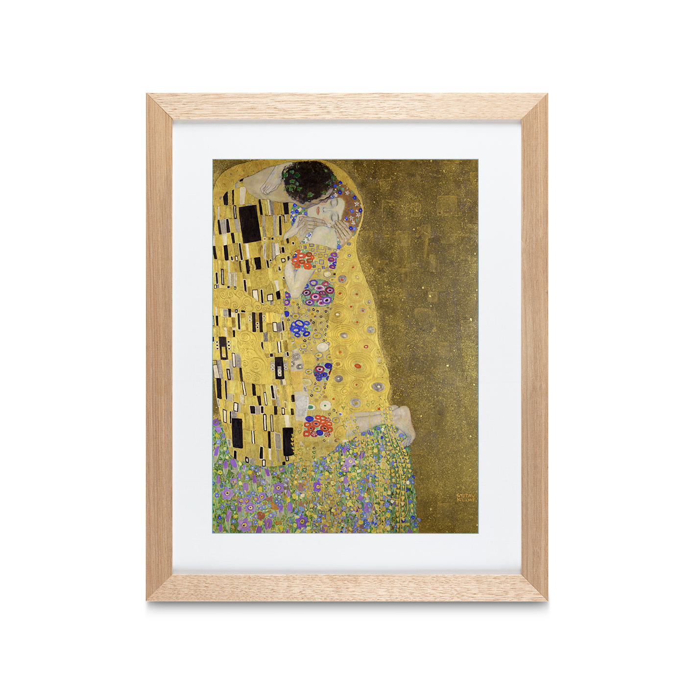 The Kiss by Gustav Klimt-Famous Paintings 15 - Image 2