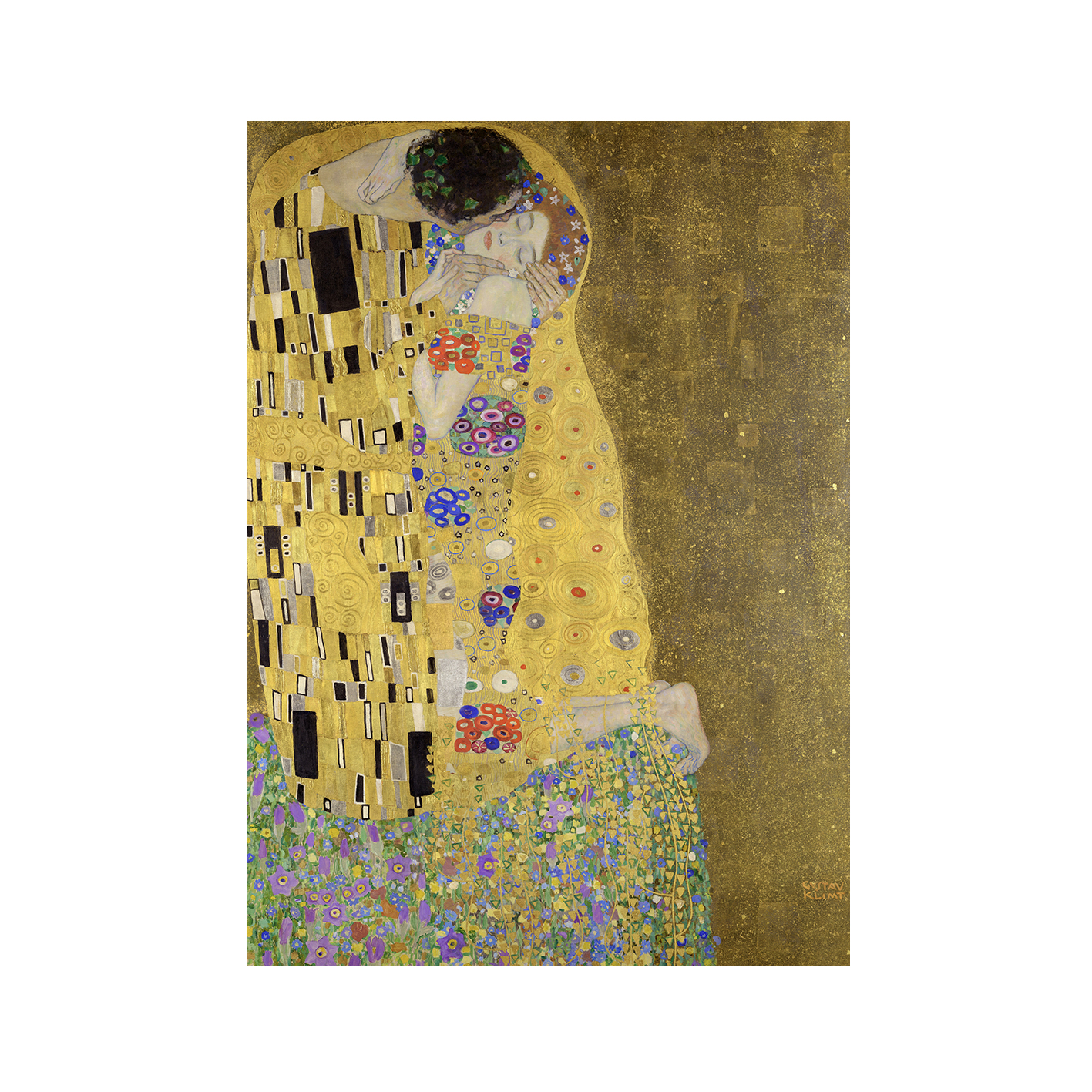 The Kiss by Gustav Klimt-Famous Paintings 15 - Image 7