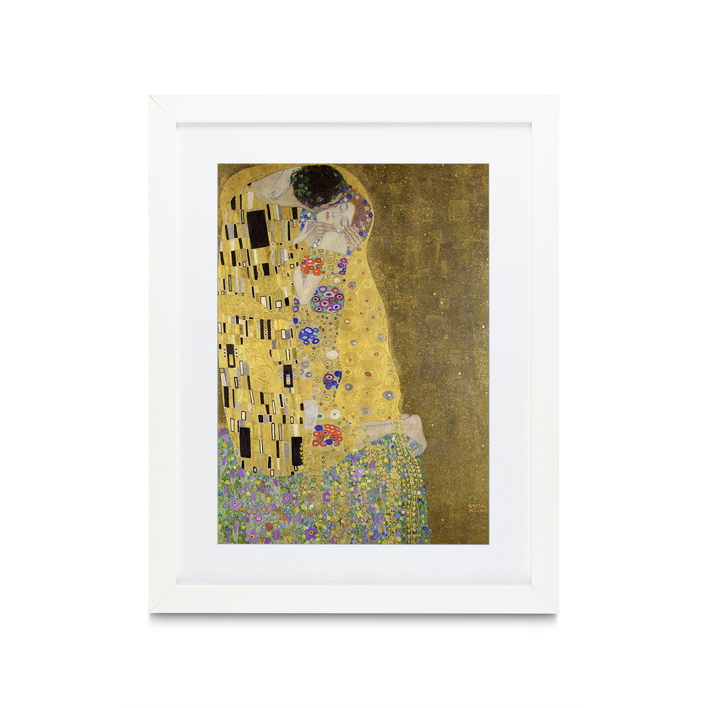 The Kiss by Gustav Klimt-Famous Paintings 15 - Image 3
