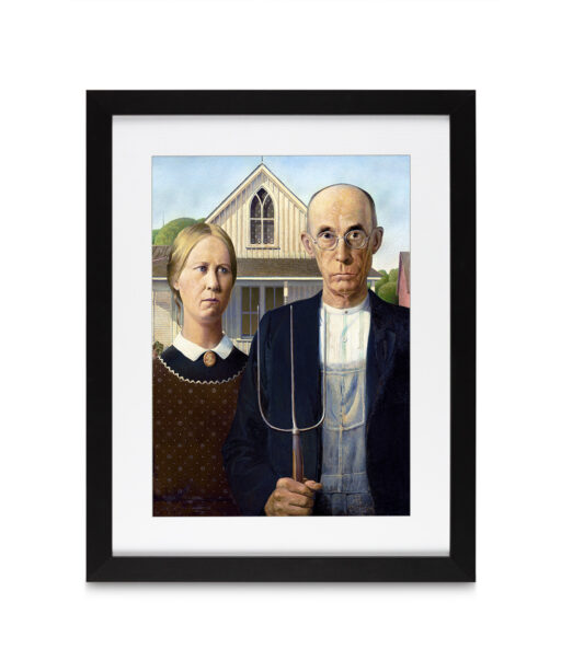 American Gothic by Grant Wood-Famous Paintings 17 - Image 4