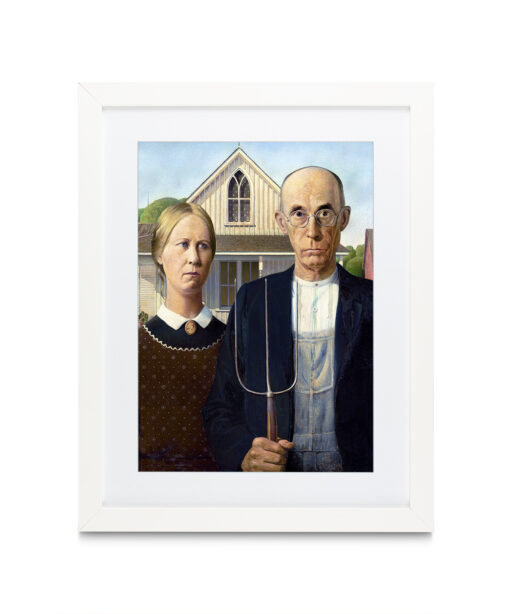 American Gothic by Grant Wood-Famous Paintings 17 - Image 3