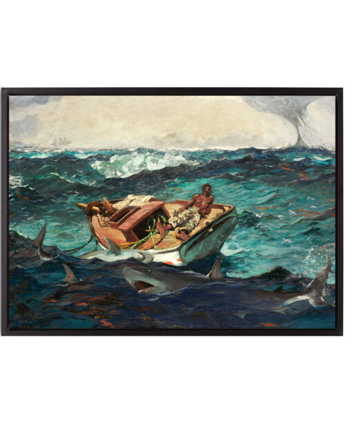 The Gulf Stream by Winslow Homer-Famous Paintings 22 - Image 8