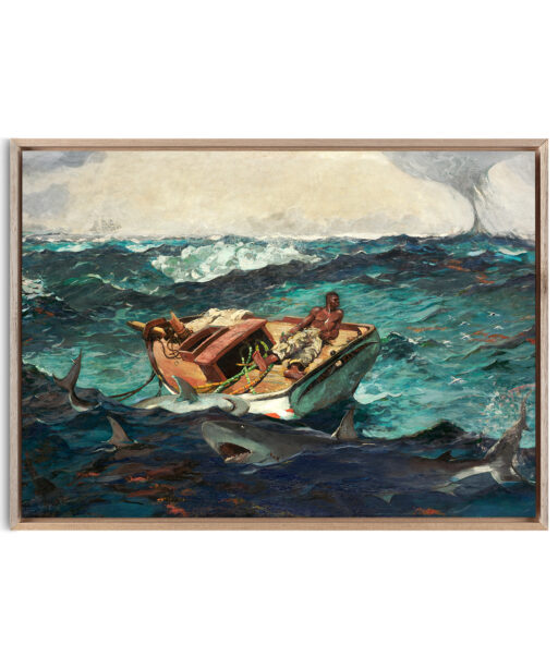 The Gulf Stream by Winslow Homer-Famous Paintings 22 - Image 5