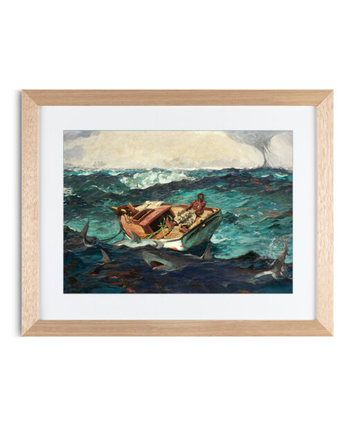 The Gulf Stream by Winslow Homer-Famous Paintings 22 - Image 2