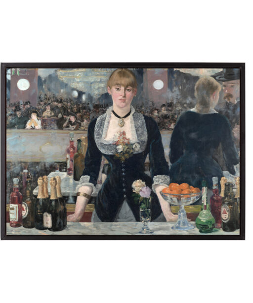A Bar at the Folies-Bergère by Édouard Manet-Famous Paintings 27 - Image 8