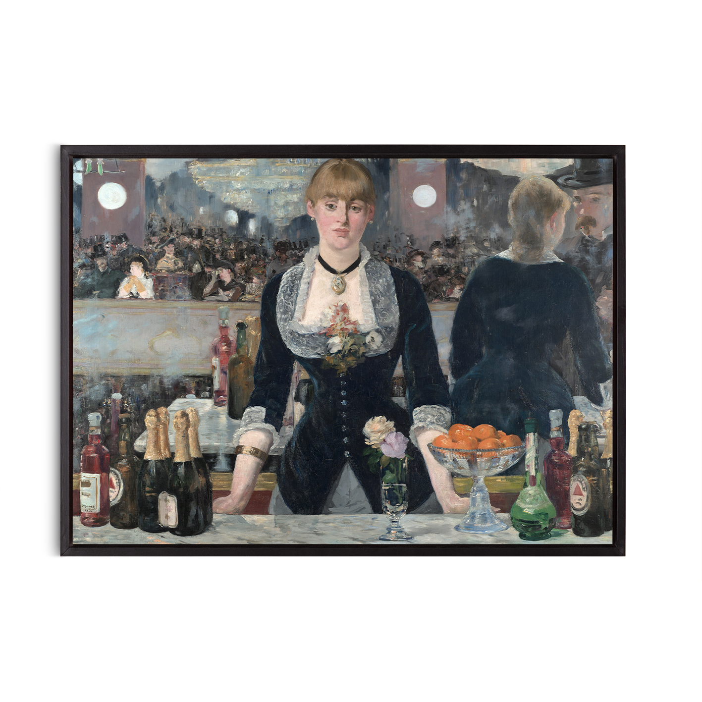 A Bar at the Folies-Bergère by Édouard Manet-Famous Paintings 27 - Image 8