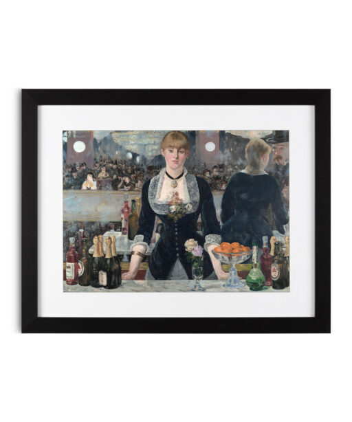 A Bar at the Folies-Bergère by Édouard Manet-Famous Paintings 27 - Image 4