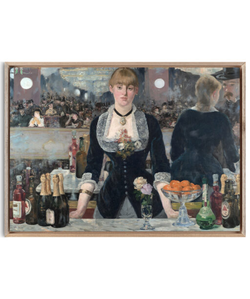A Bar at the Folies-Bergère by Édouard Manet-Famous Paintings 27 - Image 5