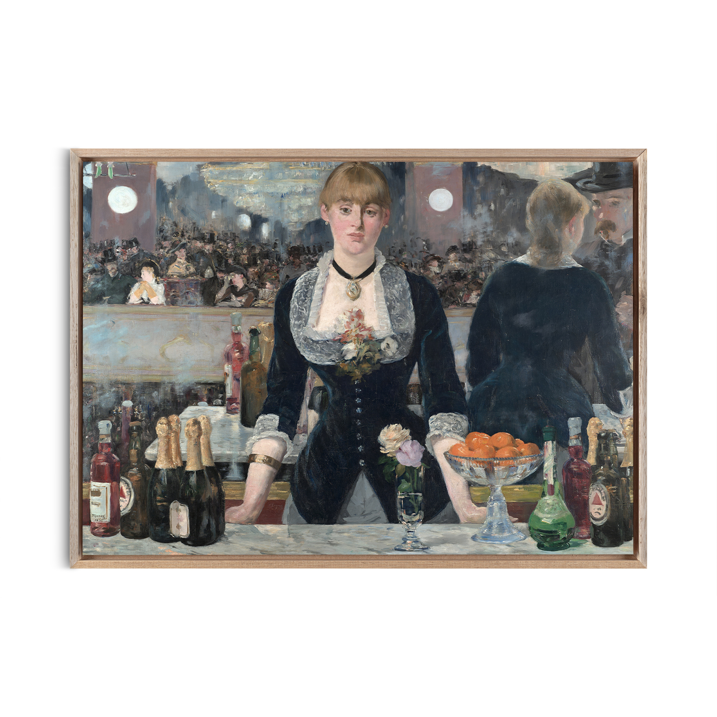 A Bar at the Folies-Bergère by Édouard Manet-Famous Paintings 27 - Image 5