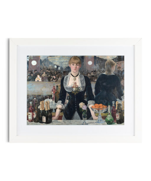 A Bar at the Folies-Bergère by Édouard Manet-Famous Paintings 27 - Image 3
